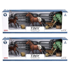 타이니월드 말 농장2 동물농장 피규어 세트, 2개