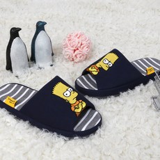 심슨 휴고 캘리 거실 실내화, NAVY, 1개