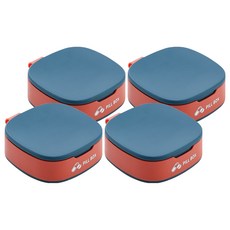 그린리빙 휴대용 미니 알약케이스 블루, 4개