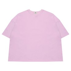 라라온 여성용 순면 무지 오버핏 박스티셔츠 TSP2198