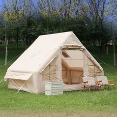 휴고 에어텐트 글램핑 울트라맥스 6.3 텐트, 베이지, 6인용