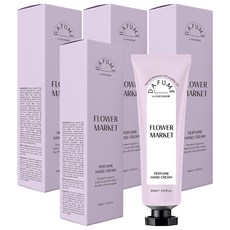 다퓸 바이 코코도르 시그니처 퍼퓸 핸드크림 플라워마켓, 60ml, 4개
