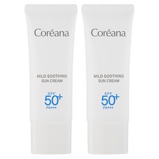Coreana 高麗雅娜 溫和舒緩防曬霜 SPF50+ PA+++, 2條, 40ml