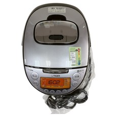 TIGER 虎牌 高火力多功能電子鍋 IH適用 6人份 日本製 銀黑色 1L, JKT-D10R, 1台