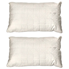 Mexsmon 美思夢 純棉乳膠枕, 2個, 白色