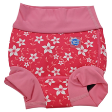Splash About Brand New Happy Nappy 3D加強版游泳尿布褲/尿布 陽光櫻花, M(6~11kg), 1件