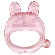 pigeon 貝親 冰涼咬牙器, 沁涼兔 粉色, 1個