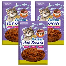 A star 貓專用柴魚雞肉丁, 3個, 雞肉, 40g