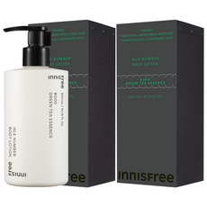 이니스프리 아일 넘버 바디로션 그린티 에썽스, 300ml, 2개