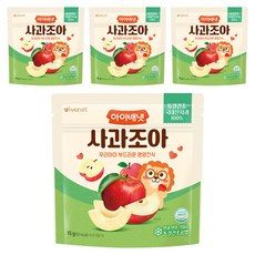 아이배냇 사과 조아 과일칩, 15g, 4개