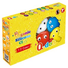 Q-doh 超柔軟有機矽膠黏土工具組 3歲以上, 多色包, 1組, 1條