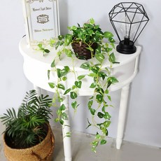 JOART 人造花籃藤蔓 4種, 綠蘿, 1個