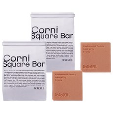 로로벨 산수유 스퀘어 바 진정 비누, 115g, 2개