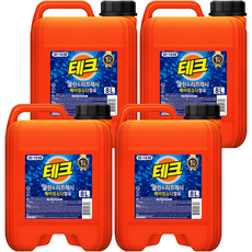 테크 클린앤리프레시 뉴 일반 드럼 겸용 액상세제 본품, 8L, 4개