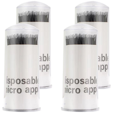 化妝用納米清潔棉棒 黑色, 100支, 4盒