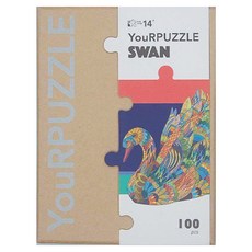 YouRPUZZLE 天鵝拼圖 木質拼圖 適合14歲以上, 1個, 100pcs