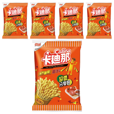 Cadina 卡迪那 德州薯條, 141g, 5包