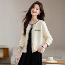 POPLARNC 女士T-Fine針織開襟衫 P25FC081421