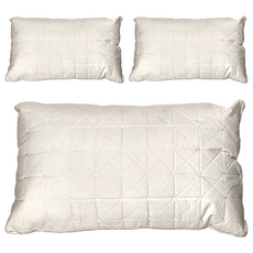 Mexsmon 美思夢 純棉乳膠枕, 3個, 白色