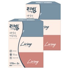 Living SOFT TISSUE Daily Pulp 2層面紙, 170入, 6個