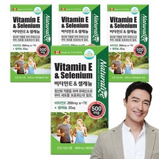 Naturalize 維他命E&硒膠囊, 90顆, 4罐