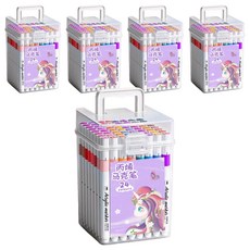 NORNOR 防水水彩壓克力麥克筆, 5套, 24色