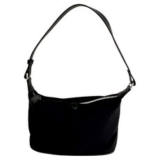 SORIDAL 女性Vermil素色日常肩揹包, 黑色