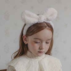 LuckyBambine 女童棉花糖柔軟髮帶