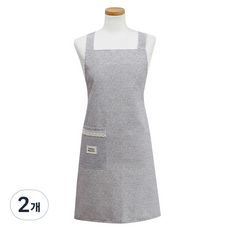 Hans Gallery 天然防水圍裙, 灰色, 2個