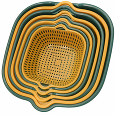 JUNBI 水果蔬菜清洗籃8件組, 1個, 混合顏色