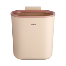 블루선 주방 쓰레기통 7.5L, 핑크, 1개