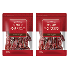 채운 정성채운 국산 건고추, 2개, 100g