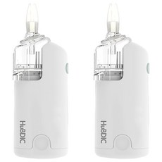 휴비딕 크린노즈 미니 전동식 의료용 콧물흡입기, HNA-130, 2개