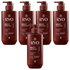 RYO 呂 豐盈髮根潤髮乳 木質麝香, 480ml, 5瓶