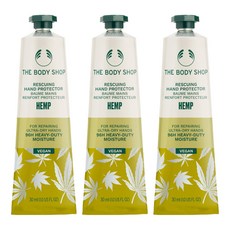 더바디샵 레스큐잉 핸드 프로텍터 햄프 핸드크림, 30ml, 3개