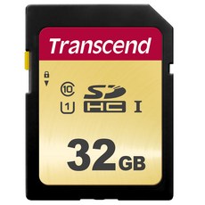 Transcend 創見 SD卡 MLC 記憶卡 TS32GSDC500S, 32GB