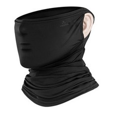 vidafun 戶外運動防風面罩 CM02 耳朵開口款, 黑色