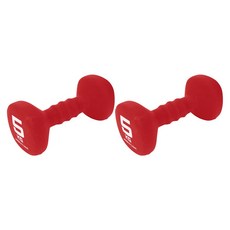 아이워너 네오프렌 사각 컬러아령 레드, 5kg, 2개