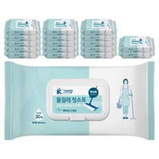 K Cleanup 濕拖清潔布 30入, 18個