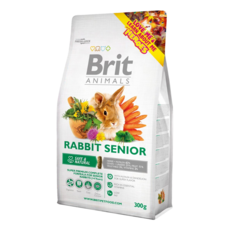 Brit 咘莉 優質美毛 熟齡兔糧, 300g, 1袋