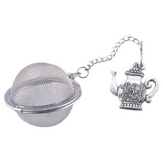 SALUS 佐藤金屬 造型濾茶器,茶壺款,不鏽鋼材質, 1個