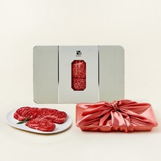 대정한우 1++등급 등심모둠 선물세트 1kg 등심 200g/살치살 50g 2팩 + 채끝등심 200g/새우살 50g 2팩 (냉장), 1세트