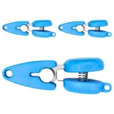 CANARY 長谷川刃物 超迷你剪刀 CA-35-BU 35 x 10 x 15mm 5g, 天空藍, 3支