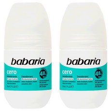 Babaria 長效體香滾珠瓶 健康無鉛鹽 48H長效, 50ml, 2瓶