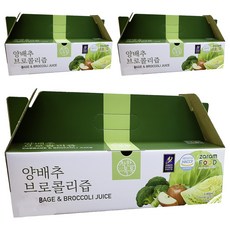 착한톡톡 양배추브로콜리즙, 80ml, 90개