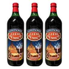 GERSTACKER 無酒精Gluh Punsch熱紅酒, 3瓶, 1L