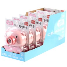 小豬相機自動泡泡 6個入, 粉紅豬