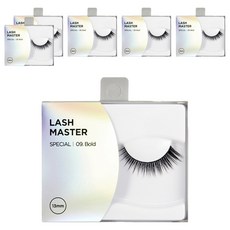 THE FACE SHOP 菲詩小舖 T Daily假睫毛 特別款9號, 黑色眼線型, 6副