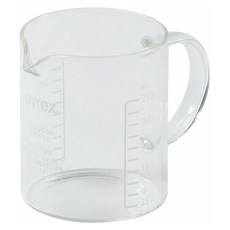 PEARL LIFE 珍珠金屬 PYREX 帶手把耐熱玻璃吹制量杯, CP-8638, 250ml, 1個