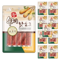 펫스토리 강아지 수제핫도그 간식, 소고기, 100g, 10개